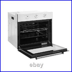 50-250 Timer Built-in Single Rack Electric Oven Plug Fitted MAX. 2200W 60cm