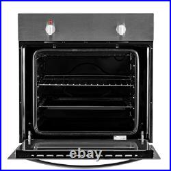 60cm Single Electric Oven In Stainless Steel, Multi-function SIA SSO59SS