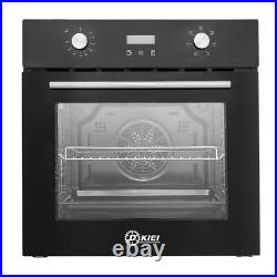 70L Built-in Oven Single Electric Fan Oven -Stainless Steel LED Display -Timer