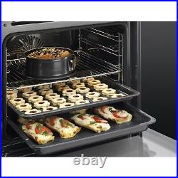 AEG 3000 Air Fry Electric Single Oven Black BEX535A61B