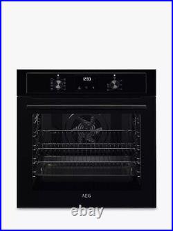 AEG 3000 Series Electric Single Oven Black BEX335011B Ex Display HW181254