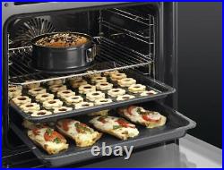 AEG 59.5cm Built In Electric Single Oven Stainless Steel -BES35501EM