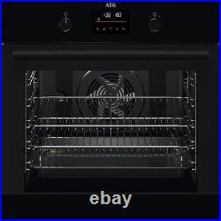 AEG 72 Litre Electric Single Oven Black BEB335061B