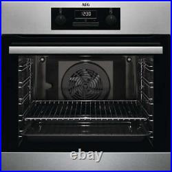 AEG BEB231011M Single Oven Electric Built In in Stainless Steel BLEMISHED