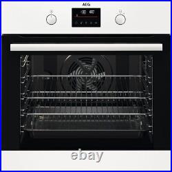 AEG BEB335061W 6000 SurroundCook Built-In Electric Single Oven White