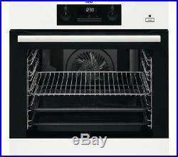 AEG BEB351010W Mastery Built In Electric Single Oven added Steam White HA1930