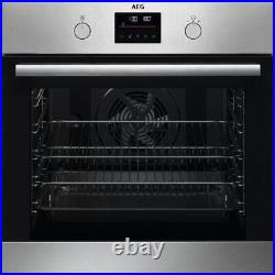 AEG BEK335061M Single Oven Electric Built in Stainless Steel GRADE A