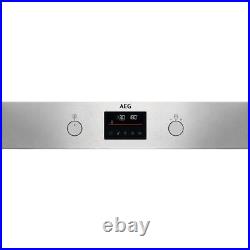 AEG BEK335061M Single Oven Electric Built in Stainless Steel GRADE A