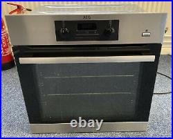 AEG BEK351010M Built In Single Steam Bake Electric Oven Good Condition