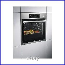 AEG BES255011M 71L Electric SteamBake Single Oven Stainless Steel