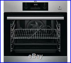 AEG BES352010M SteamBake Built In Single Electric Oven Stainless Steel Brand New