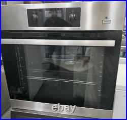 AEG BES355010M SteamBake Built-In Electric Single Oven, Stainless Steel, EH111