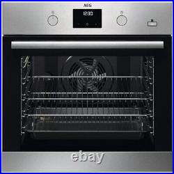 AEG BES35501EM Built-In Electric Single Oven Stainless Steel