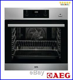 AEG BES356010M Electric Single Built-in Fan Oven With Food Probe & Steam Bake