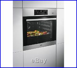 AEG BES356010M Electric Single Built-in Fan Oven With Food Probe & Steam Bake