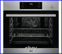 AEG BES356010M Single Oven SteamBake Built In Multifunction A118359