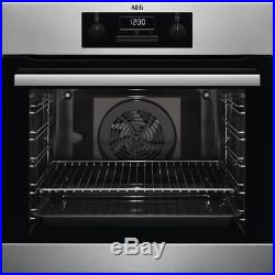 AEG BPB231011M Pyrolytic Self Clean A+ Rated Built In Single Oven in St'Steel