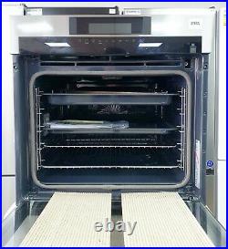 AEG BPE742320M SenseCook Pyrolytic Built In Single Oven with Food Probe #8981
