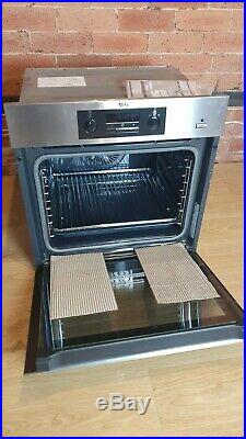 AEG BPK351020M Built In Pyrolytic Electric SteamBake Single Oven RRP £619