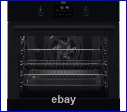 AEG BPK355061B Single Oven Electric Built In Pyrolytic in Black GRADE A