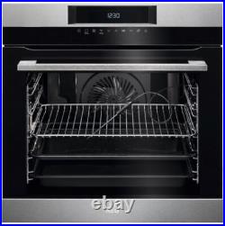 AEG BPK742320M Single Oven Built-In Electric A+ Pyrolytic in Stainless Steel BLE
