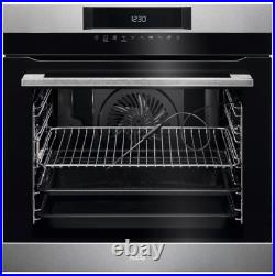AEG BPK742320M Single Oven Electric Built-In A+ Pyrolytic in Stainless Steel