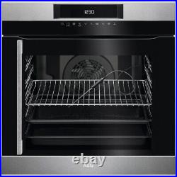 AEG BPK744R21M Built In Pyrolytic Single Oven Electric Stainless Steel