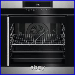 AEG BPK744R21M Built In Single Oven Right Hand Opening Pyrolytic Cleaning