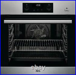 AEG BPS355020M Single Oven Built in Electric in Stainless Steel BLEMISHED