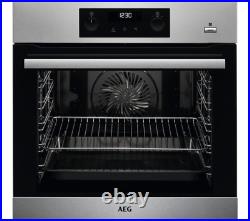 AEG BPS356020M Built in Electric Single Oven Stainless Steel