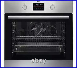 AEG BPS356061M Single Oven Built in Electric in Stainless Steel GRADE A