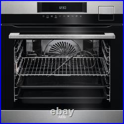 AEG BSK792320M BUILT IN SINGLE ELECTRIC OVEN STAINLESS STEEL Ex display NEW