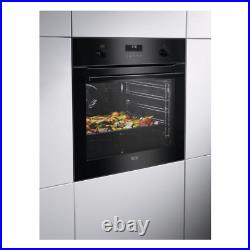 AEG Single Oven BPK556260B Single Built In Pyrolitic Self Clean Electric Black