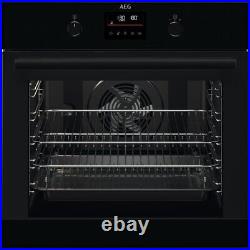 AEG SurroundCook BEB335061B Built In Electric Single Oven, Black C864