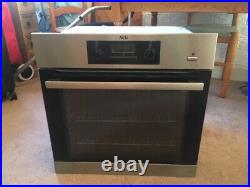 AEG built-in single oven, BES352010M, with steam feature, stainless