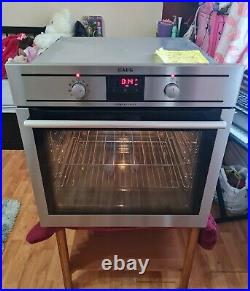 AEG multifunction single electric oven built-in stainless Steel 60cm
