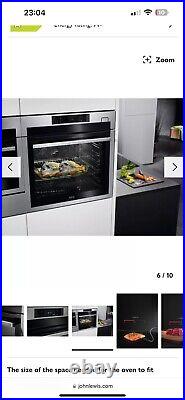 AEG7000 BSE772380M Built-In Electric Self Cleaning Single Oven STEAM John Lewis