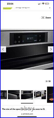 AEG7000 BSE772380M Built-In Electric Self Cleaning Single Oven STEAM John Lewis