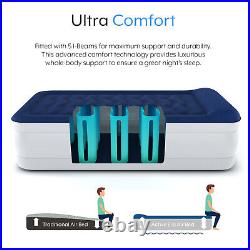 Active Era Luxury Single Air Bed Air Mattress with Built-in Pump and Pillow