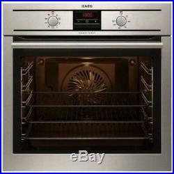 Aeg Be3003001m Stainless Steel Built-in 74l Multifunction Electric Single Oven