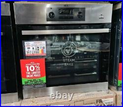 Aeg Bpk351020m 60cm Built In Pyrolytic Electric Steambake Single Oven Rrp £500
