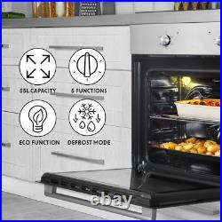 Baridi Built-In Five Function Fan Assisted Single Electric Oven 60cm Stainless A