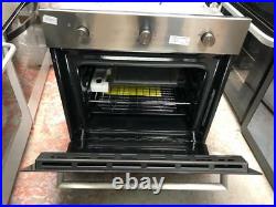 Baumatic BOFM604X Built In 60cm Electric Single Oven Stainless Steel