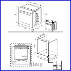 Beko BBIMA13300XC AeroPerfectT RecycledNet Built In 59cm Electric Single Oven