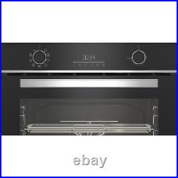 Beko BBIMA13301XMP b300 Built In 59cm Electric Single Oven Black A+