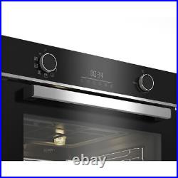 Beko BBIMA13301XMP b300 Built In 59cm Electric Single Oven Black A+