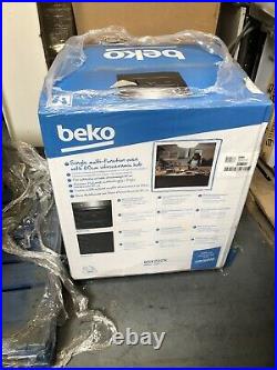 Beko QSE222X Stainless Steel Built-in Single Multifunction Oven & Ceramic Hob