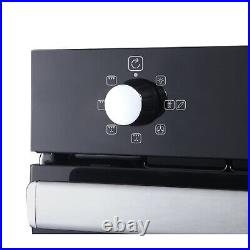 Belling 60cm Built-In Electric Single Oven Programmable Timer Black BI602FPCT