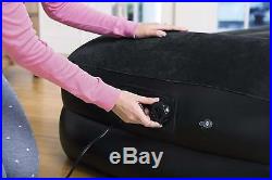 Bestway Premium Inflatable Single Air Bed Mattress Wth Builtin Electric Air Pump