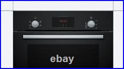 Bosch Built-In Single Oven Black Electric HHF113BA0B 60Cm Graded (B-50936)